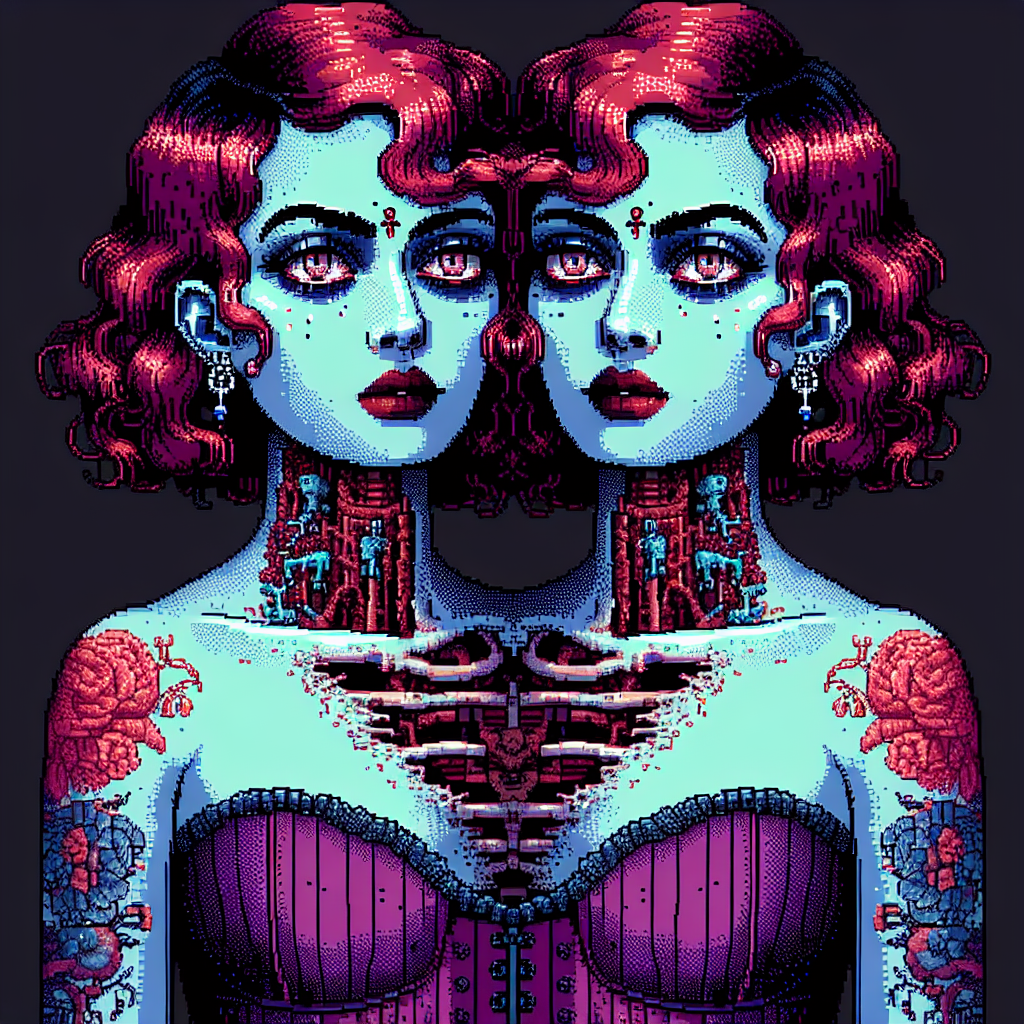 DALL·E prompt: photograph tim burton style {portrait of a female ... - DALL·E