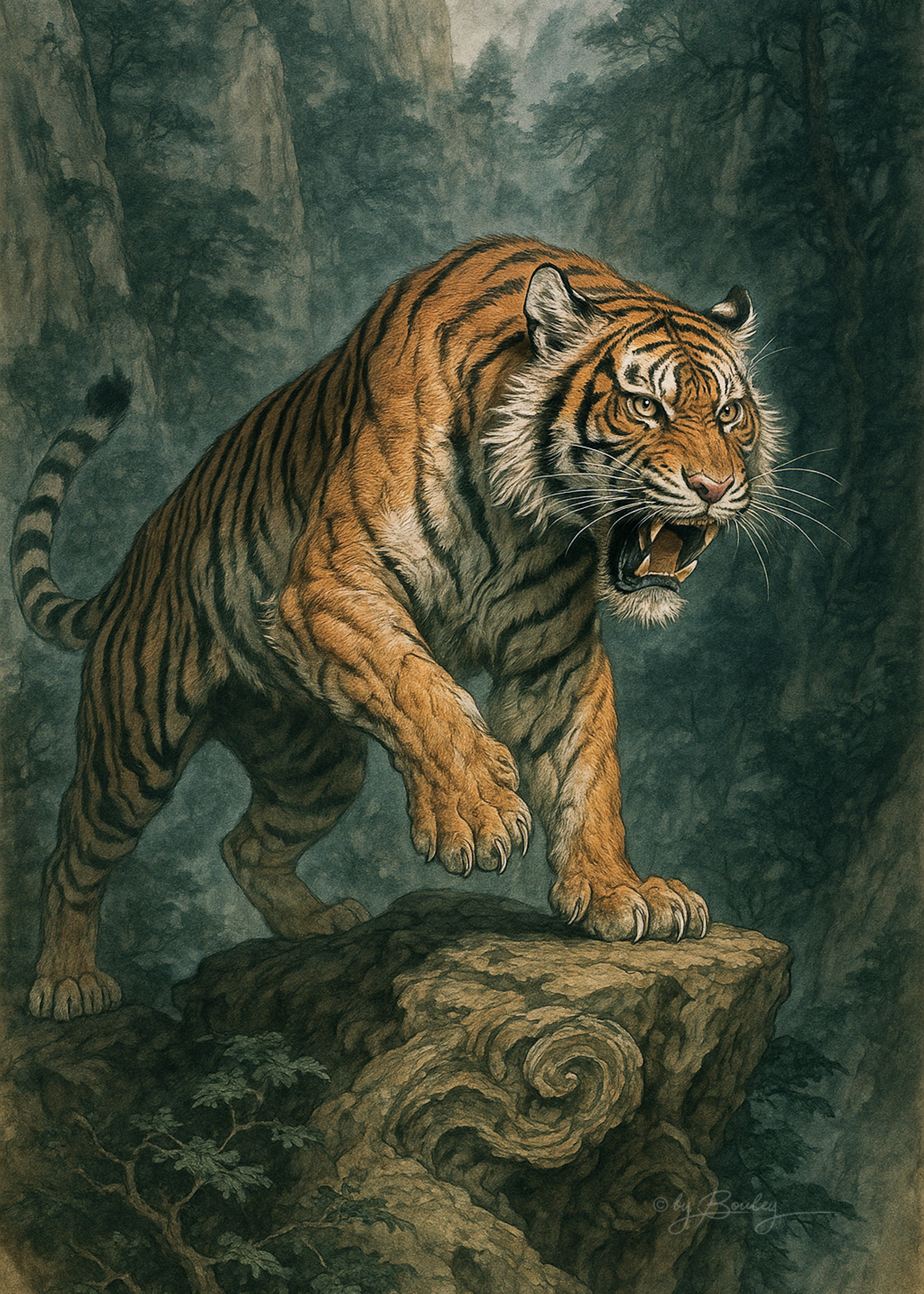 AI generated: China Tiger (ChatGPT Image - Animals & Nature)