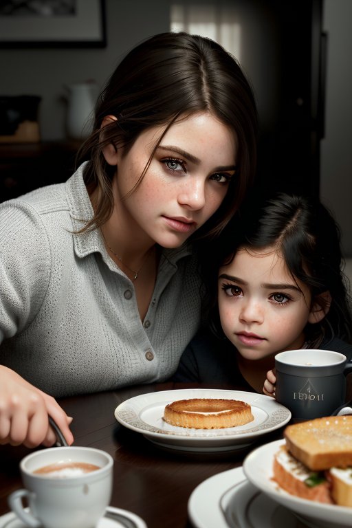 Stable Diffusion prompt: (A shot of a family:1.3), that l...
