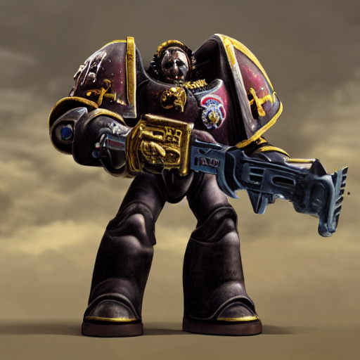 Stable Diffusion prompt: warhammer 40k space marine chara...
