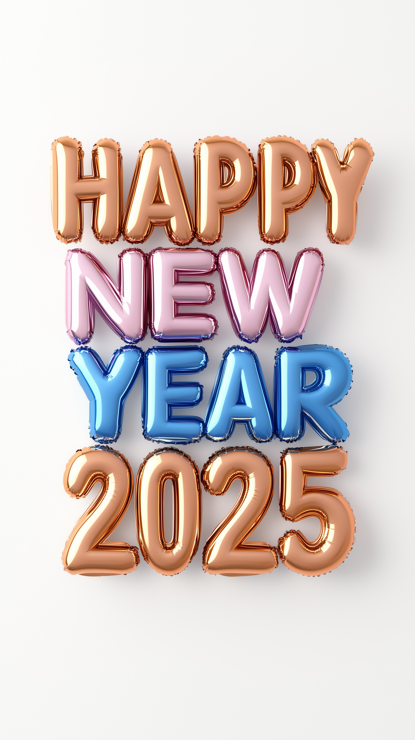 AI generated: Happy New year 2025 (Midjourney - 3d Renders)