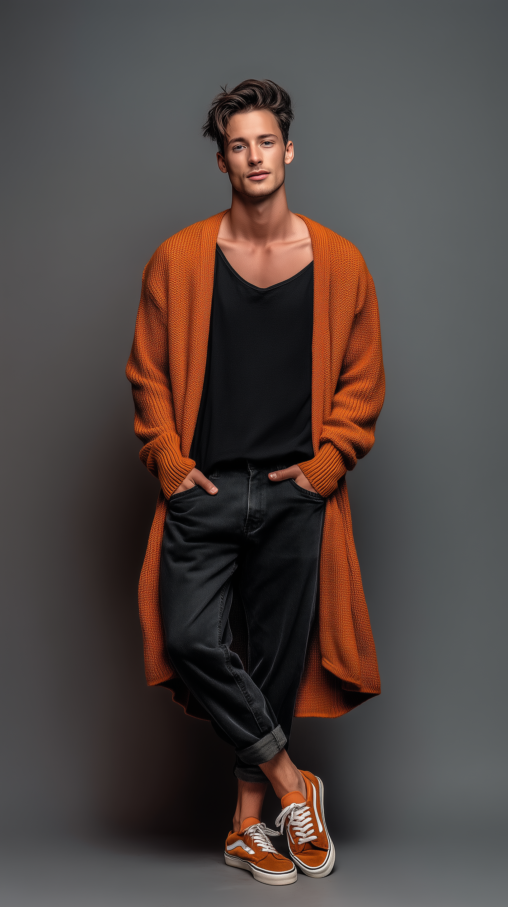 AI generated: Midjourney prompt: photography, full-length, professional young male ... (Midjourney - Portraits)