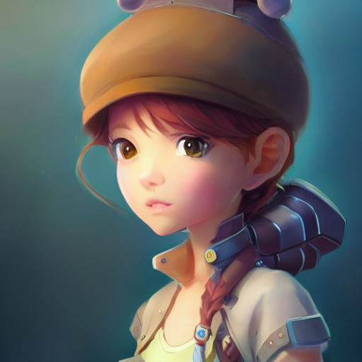 AI generated: Stable Diffusion prompt: a mobile game character concept art of an adventur... (Stable Diffusion - Character Design)
