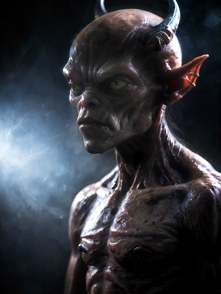 صورة مولدة بالذكاء الاصطناعي: Creature Feature: Hybrid Merman (نموذج Stable Diffusion - فن مفاهيمي)