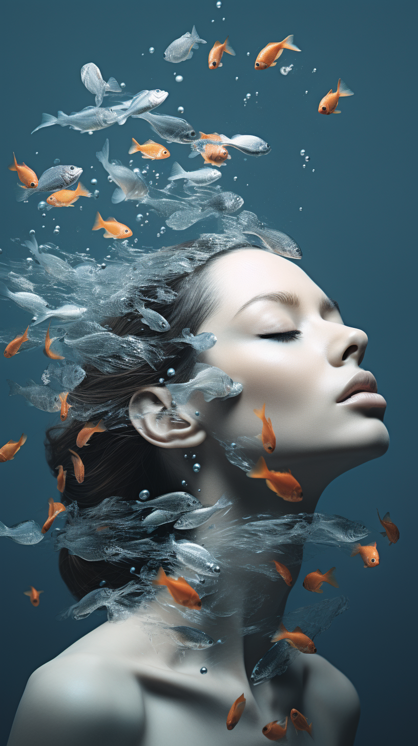 AI generated: Just Keep Swimming (Midjourney - Photography)