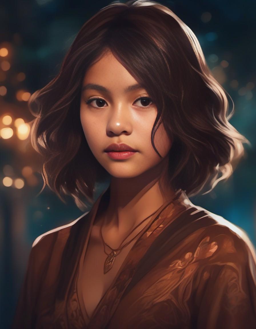 AI generated: Stable Diffusion prompt: a portrait of a narcissistic girl in a paradise, e... (Stable Diffusion - Portraits)