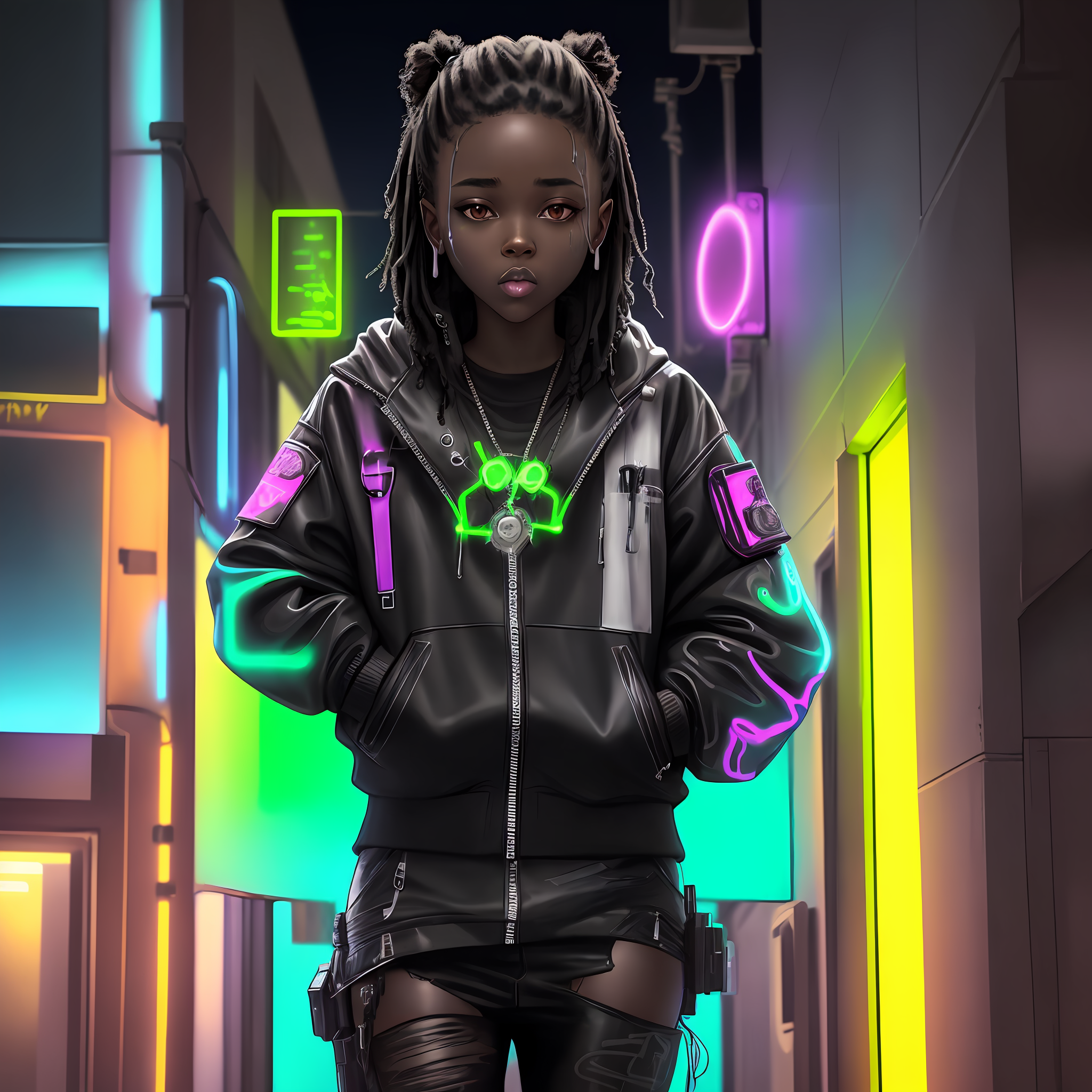 ReV Animated prompt: dark lab forensic scientist ghetto i...