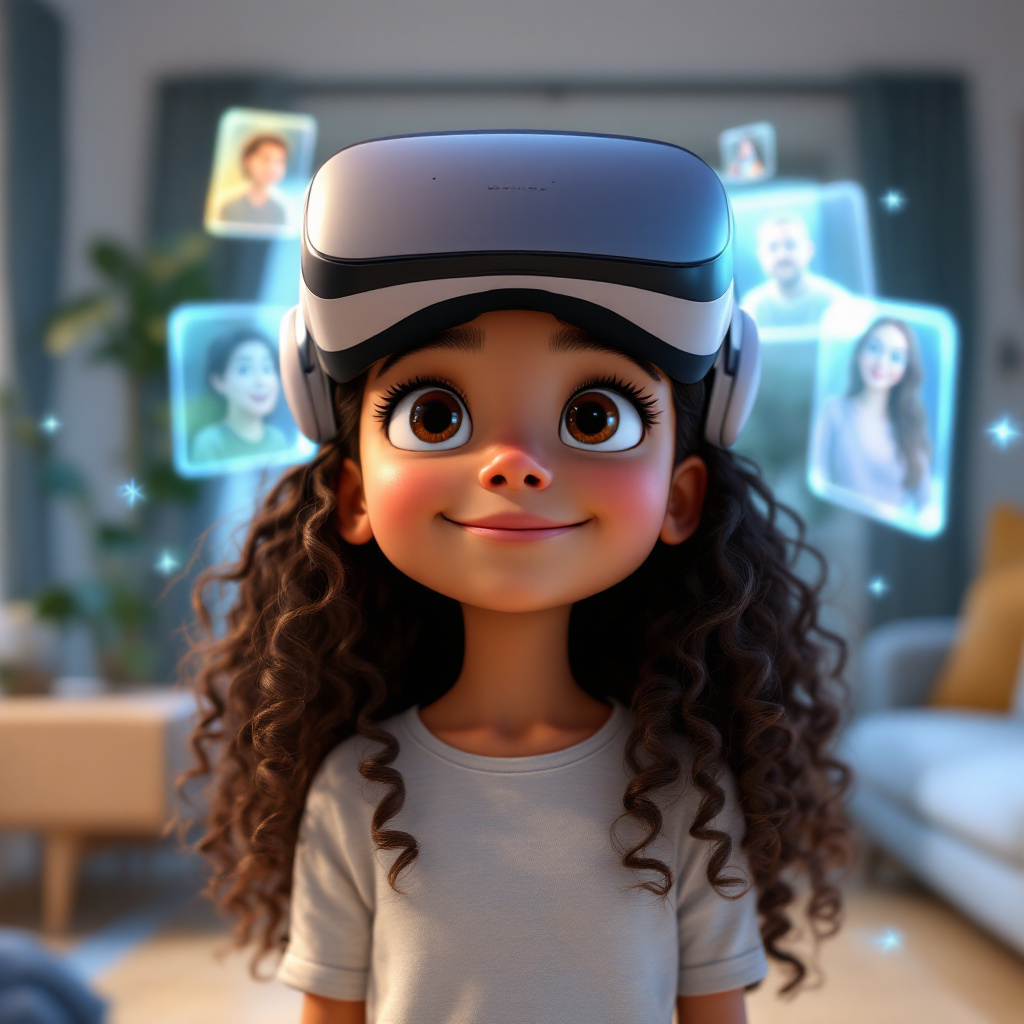 FLUX prompt: A digital artwork from Pixar Disney 3D of a charmi... - FLUX