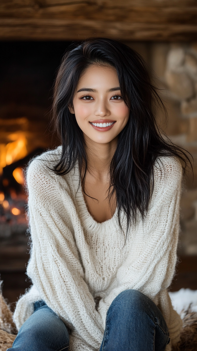Midjourney prompt: hyper-realistic photo of an Asian woman in the war... - Midjourney