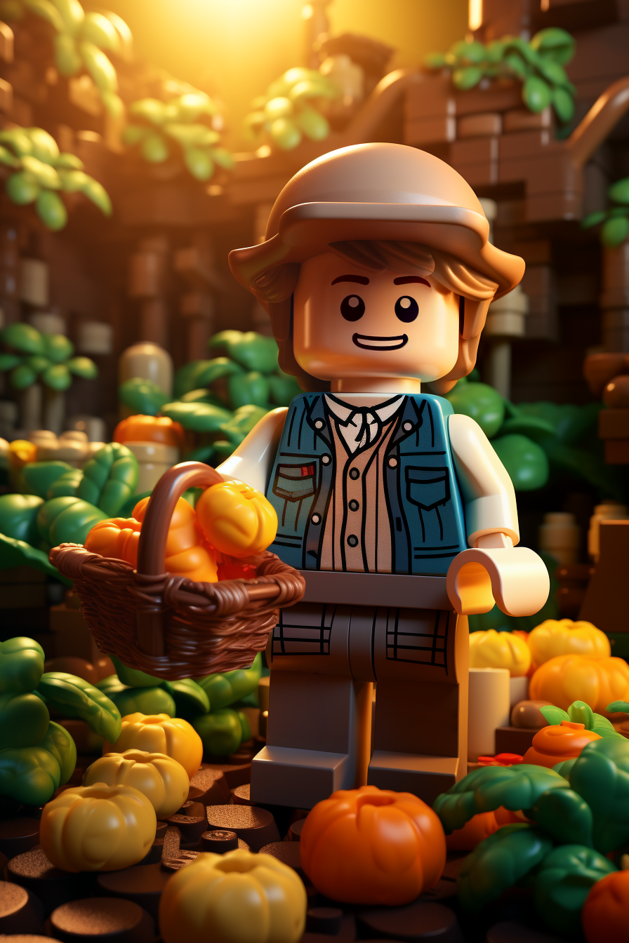 AI generated: Midjourney prompt: 3D rendering of LEGO, taking inspiration from the ... (Midjourney - 3d Renders)