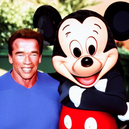 Stable Diffusion prompt: photo of arnold schwarzenegger h...