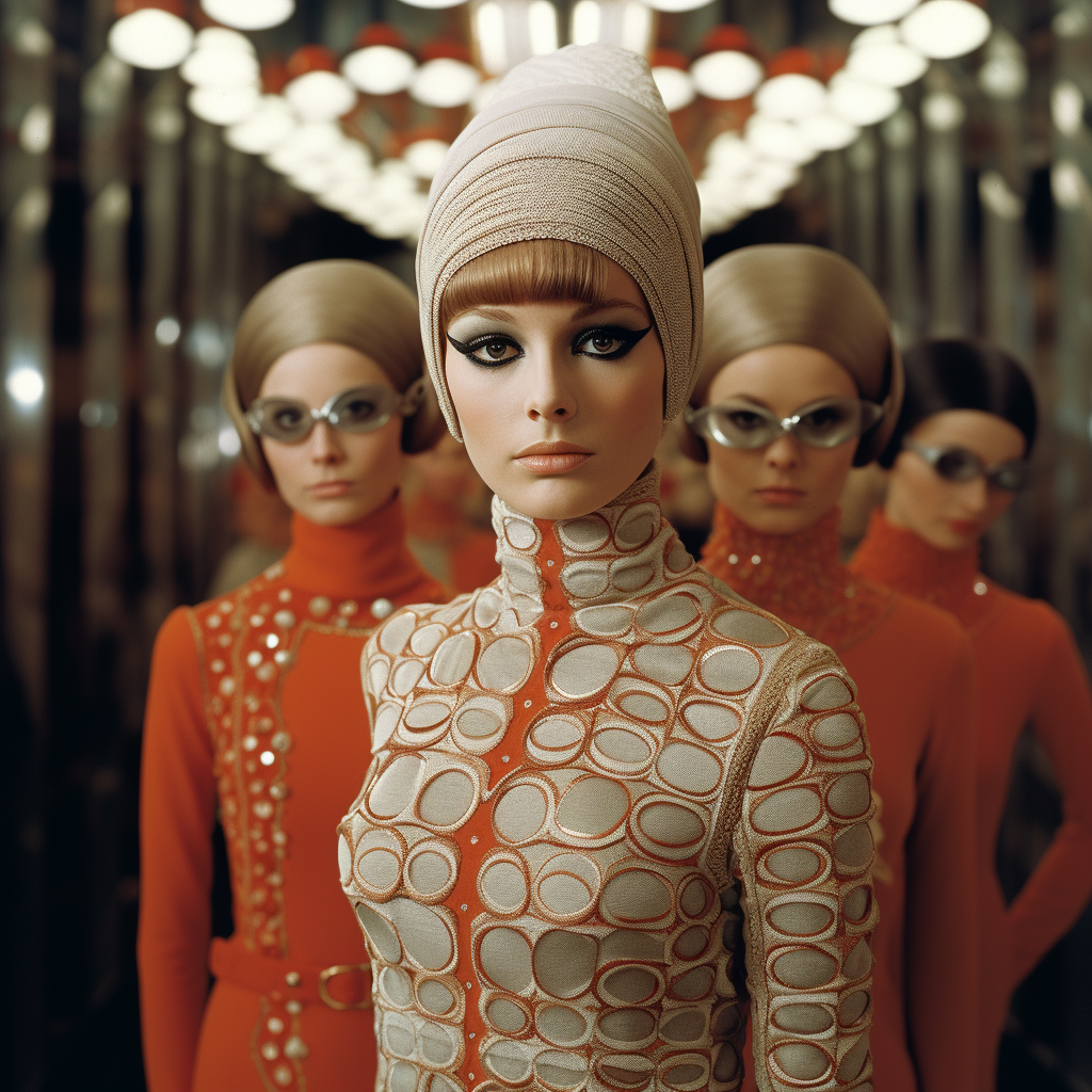 AI generated: Midjourney prompt: high fashion, vogue, 1967 (Midjourney - Fashion)