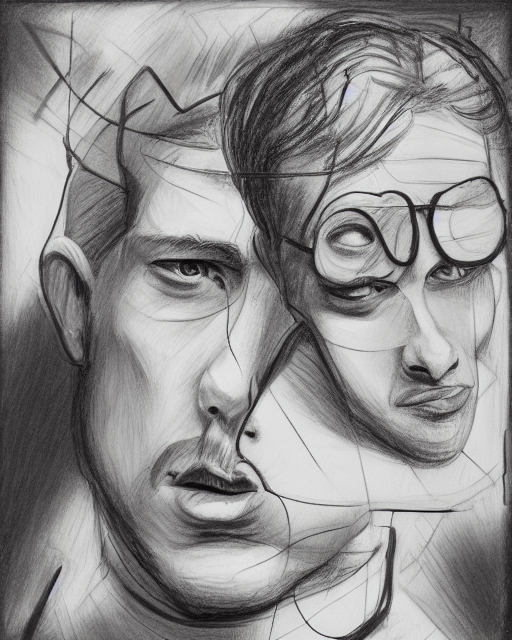 Stable Diffusion prompt: portrait of a mix of Brad Pitt a...
