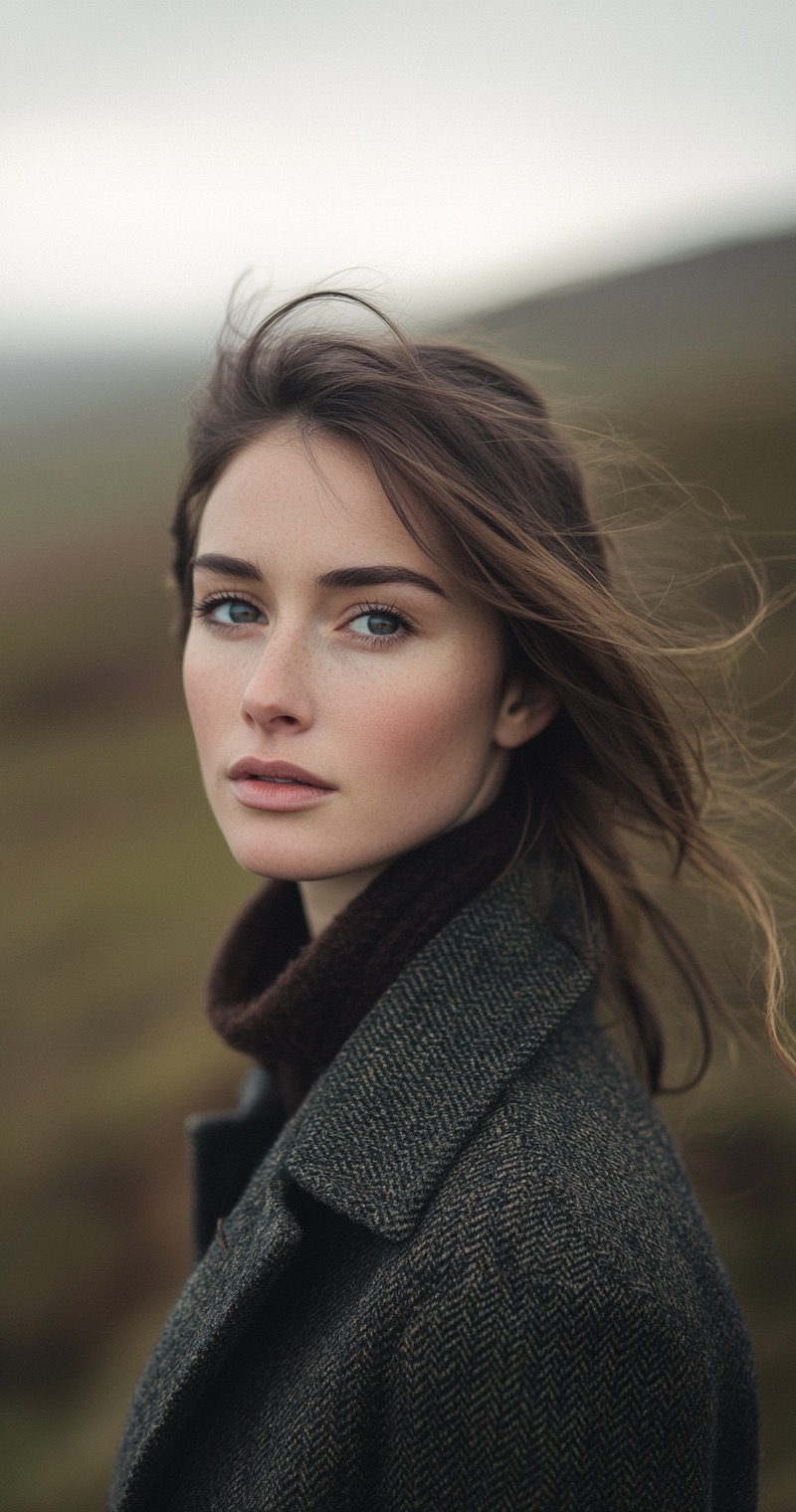 Midjourney prompt: woman in the field, in the style of outdoor fashio... - Midjourney