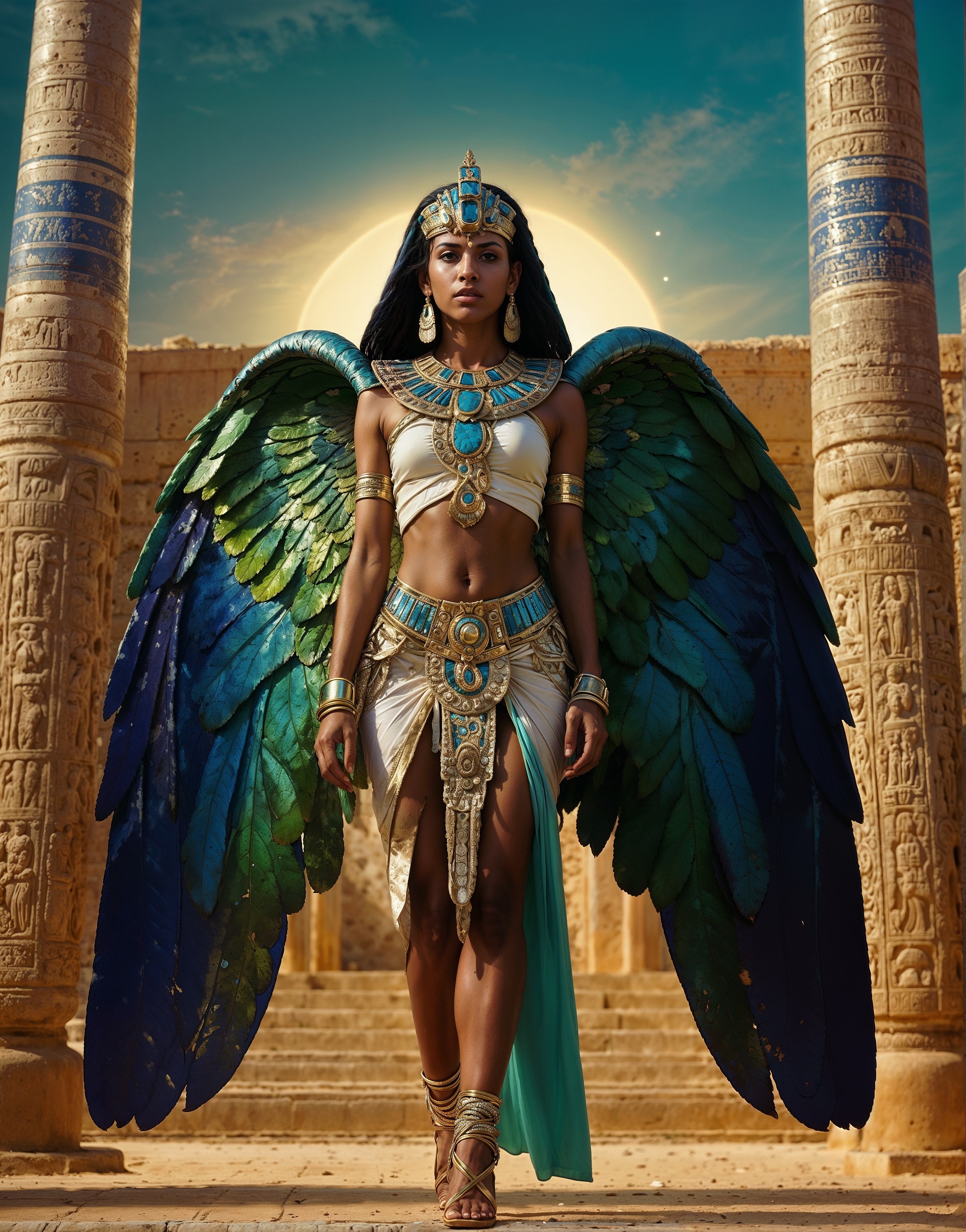 AI generated: Glistening Egyptian (Stable Diffusion - Photography)