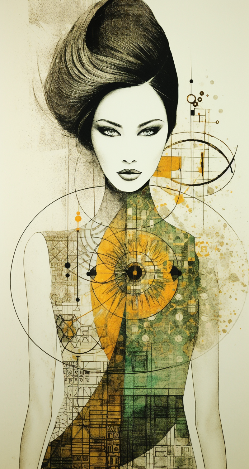 AI generated: Midjourney prompt: Fibonacci sequence and beauty, feminine curves, be... (Midjourney - Portraits)