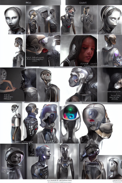 Stable Diffusion prompt: school of child cyborgs| laborat...