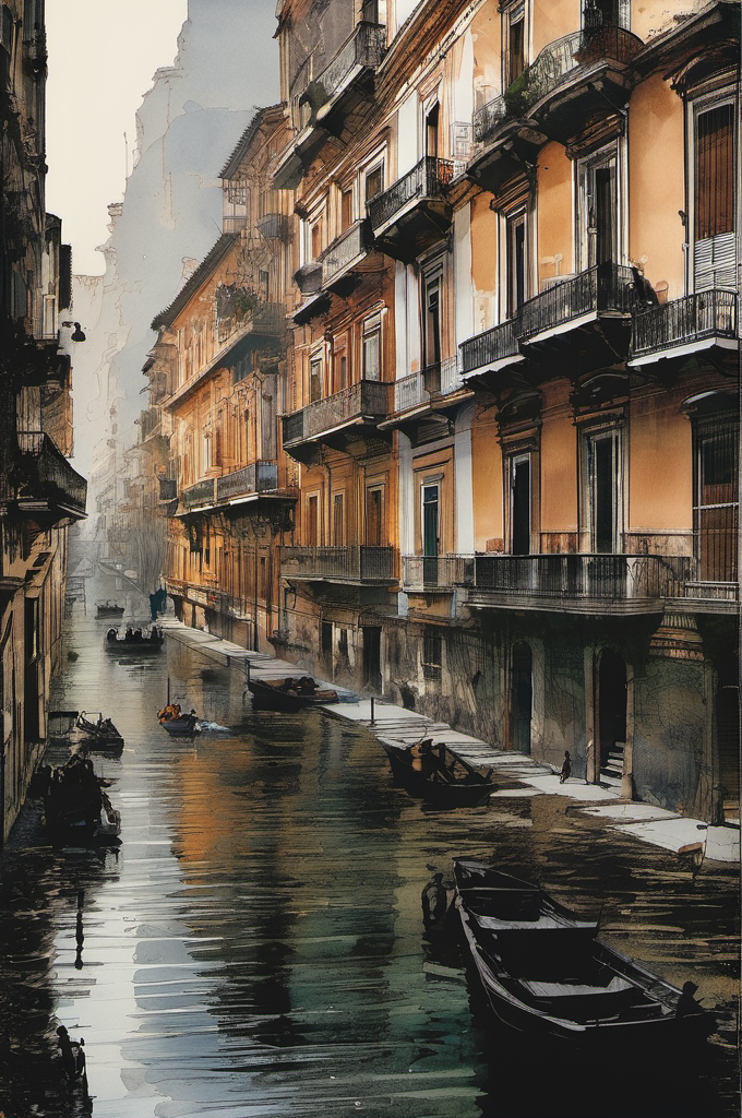 صورة مولدة بالذكاء الاصطناعي: Stable Diffusion prompt: by Jorge Zaffino (نموذج Stable Diffusion - عمارة وتصميم)