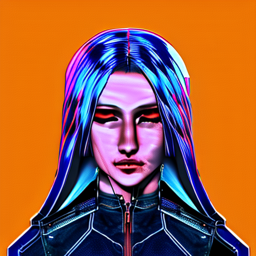 Stable Diffusion prompt: render of beautiful cyberpunk gi...