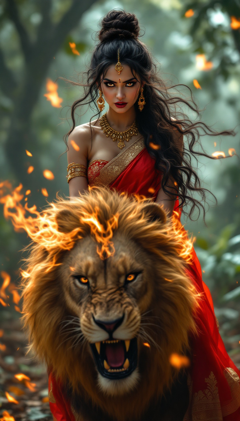 AI generated: FLUX prompt: full body view of most beautiful kurdish girl , m... (FLUX - Animals & Nature)