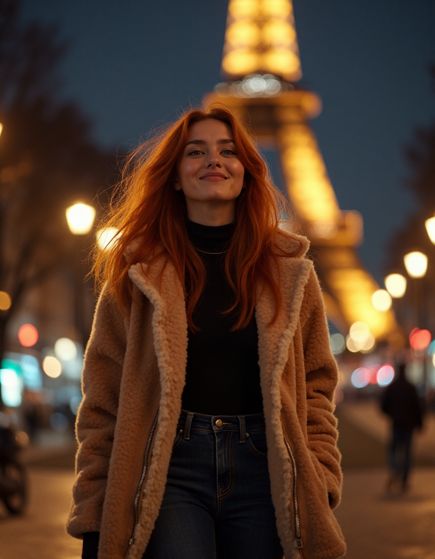 AI generated: FLUX prompt: a beautiful cute joyful and playful 29 year old wo... (FLUX - Photography)