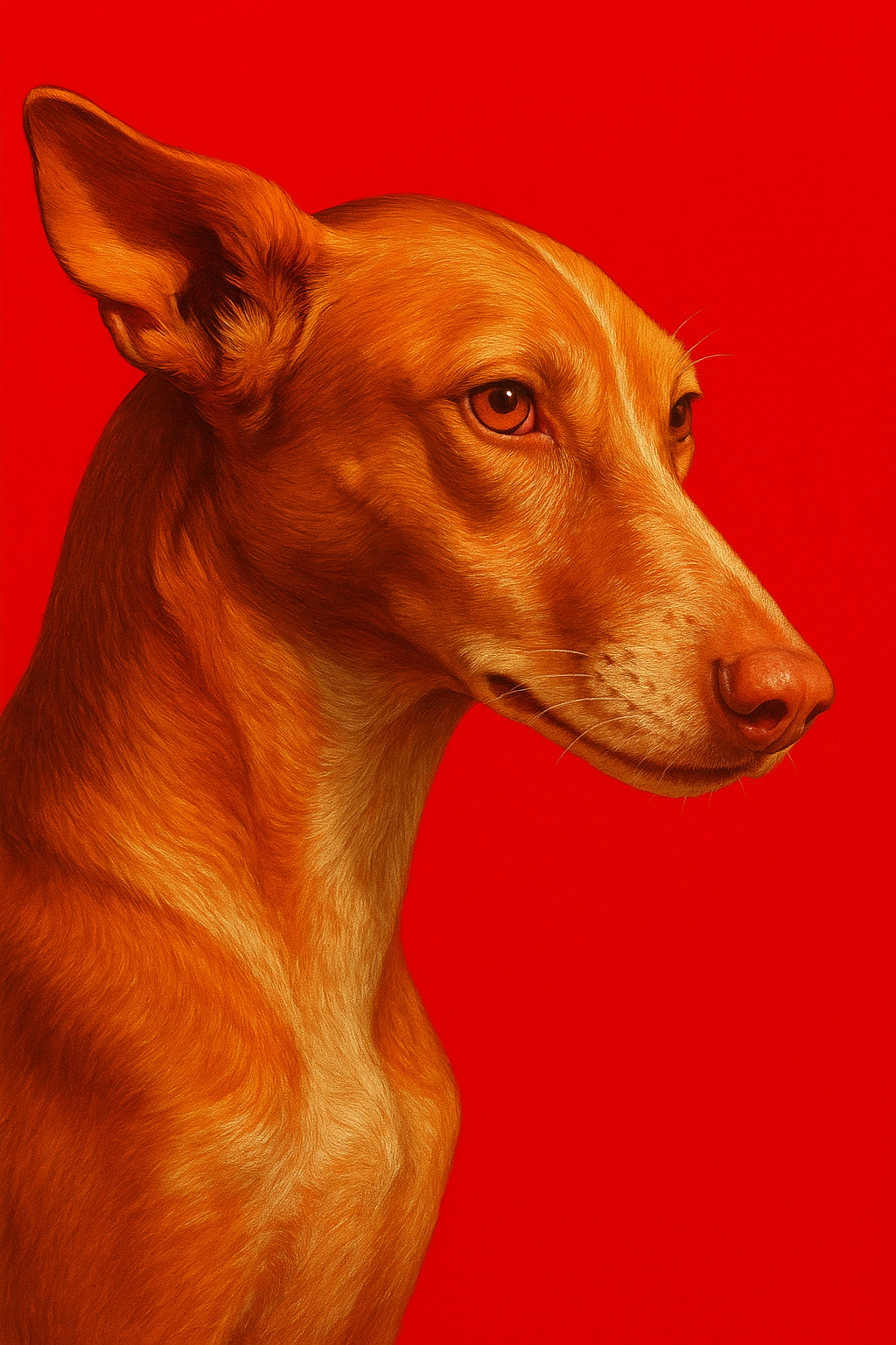 AI generated: ChatGPT Image prompt: A hyper-realistic digital portrait of a sleek, ele... (ChatGPT Image - Animals & Nature)