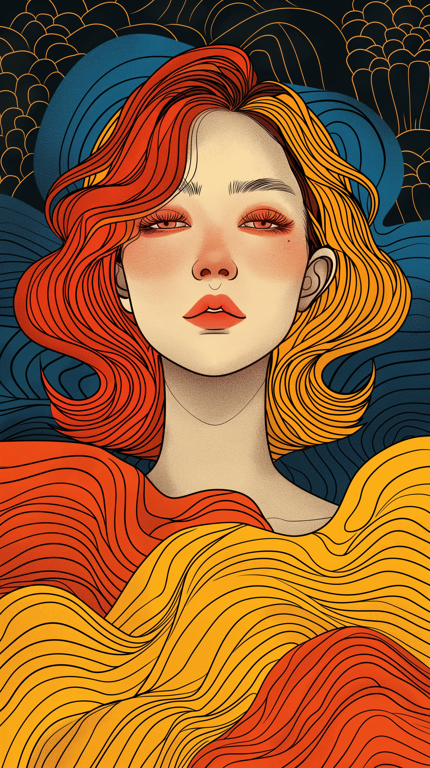 AI generated: Portrait illustration (Midjourney - Portraits)