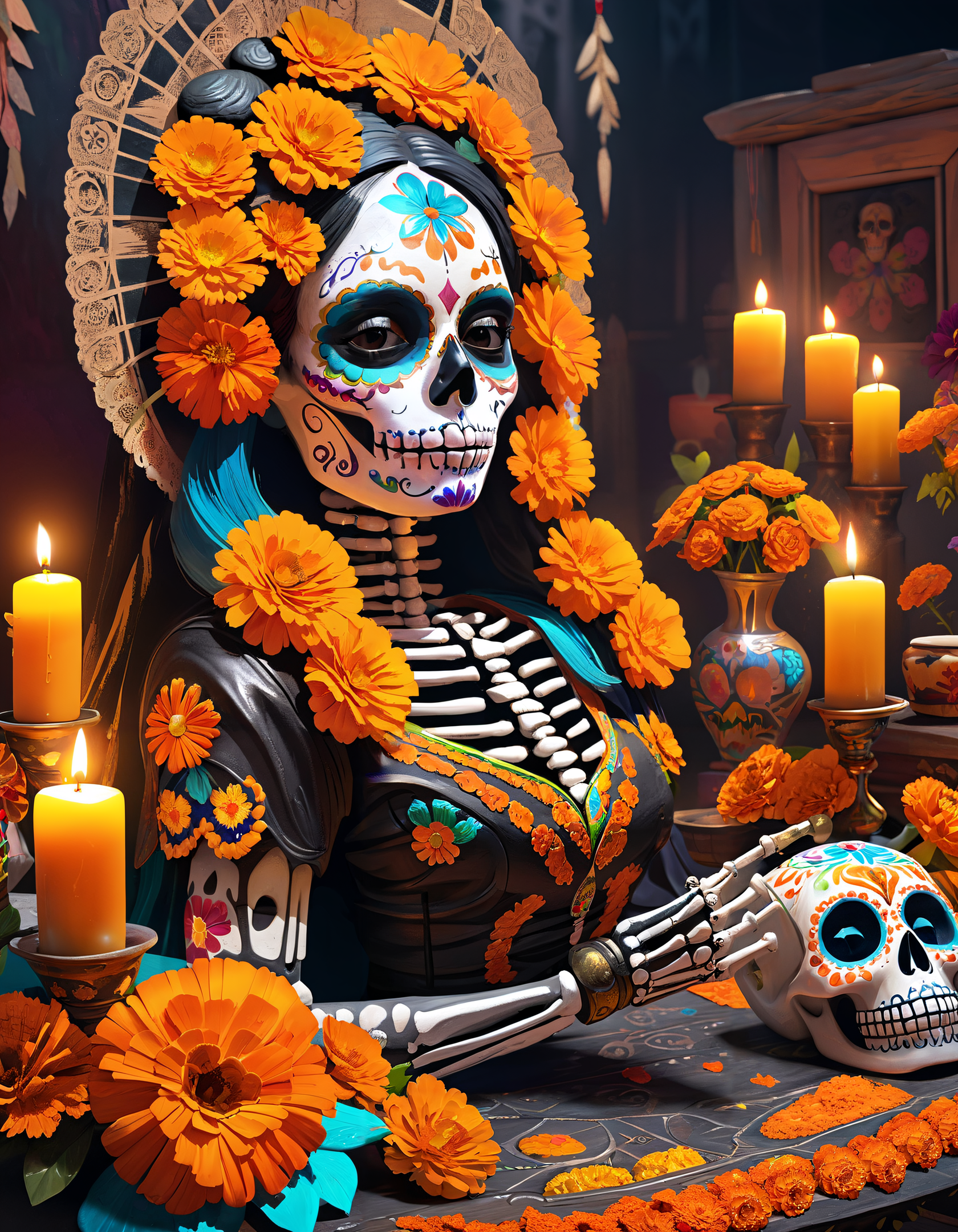 AI generated: DoTD Goddess (Stable Diffusion - Concept Art)