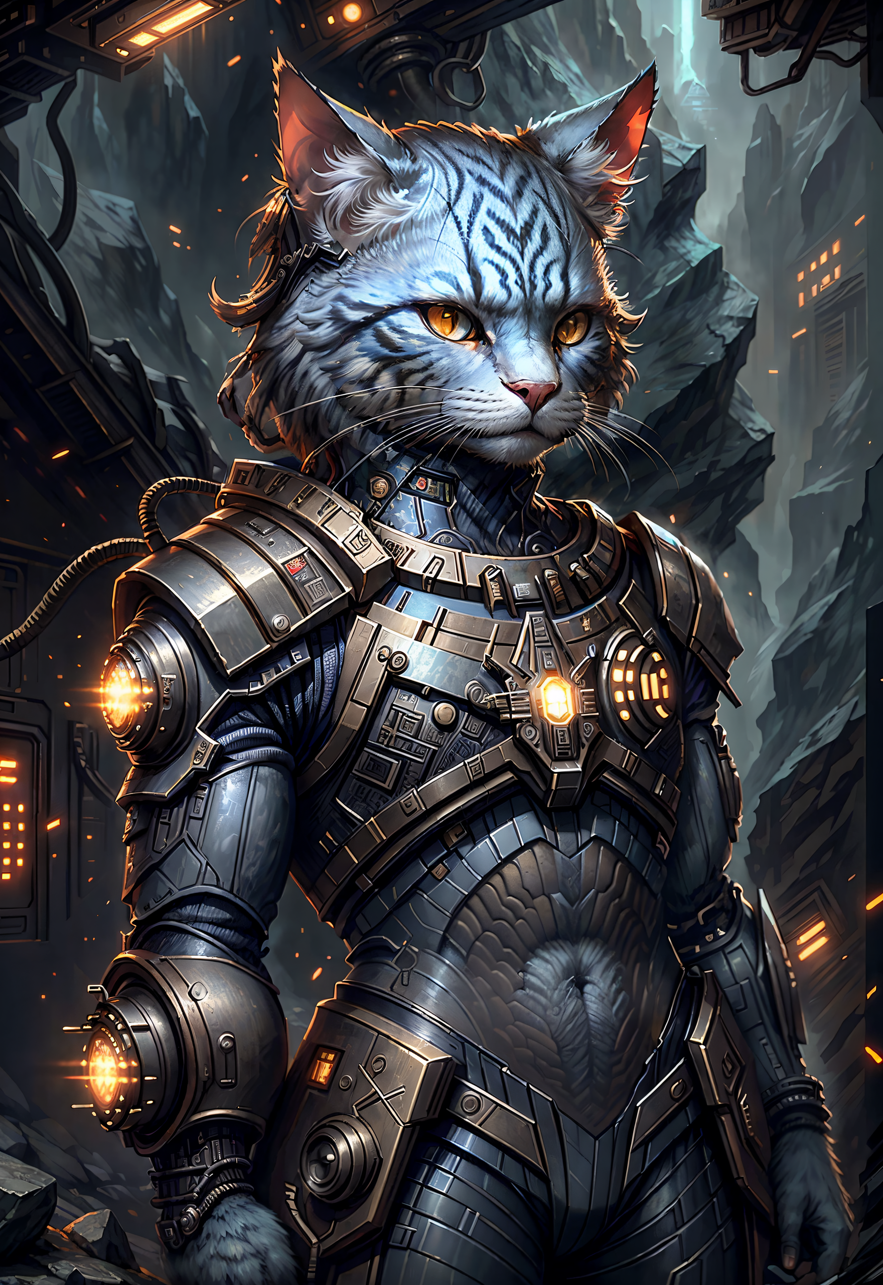 Light Borg Stable Diffusion prompt: c4ttitude as a borg , trekborg