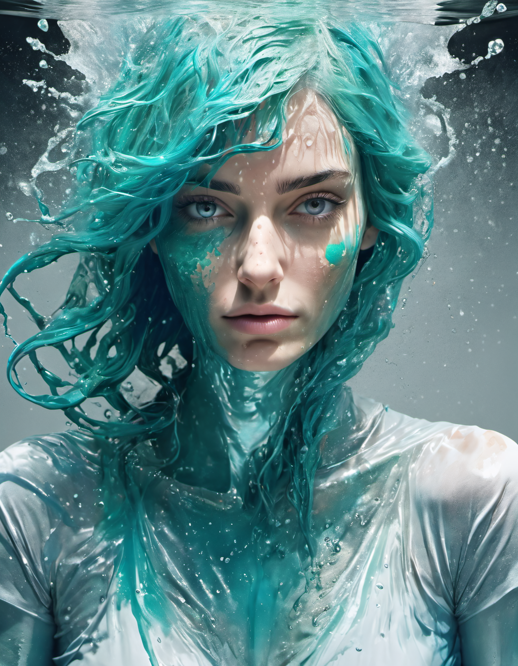 AI generated: Water Spirit (Stable Diffusion - Concept Art)