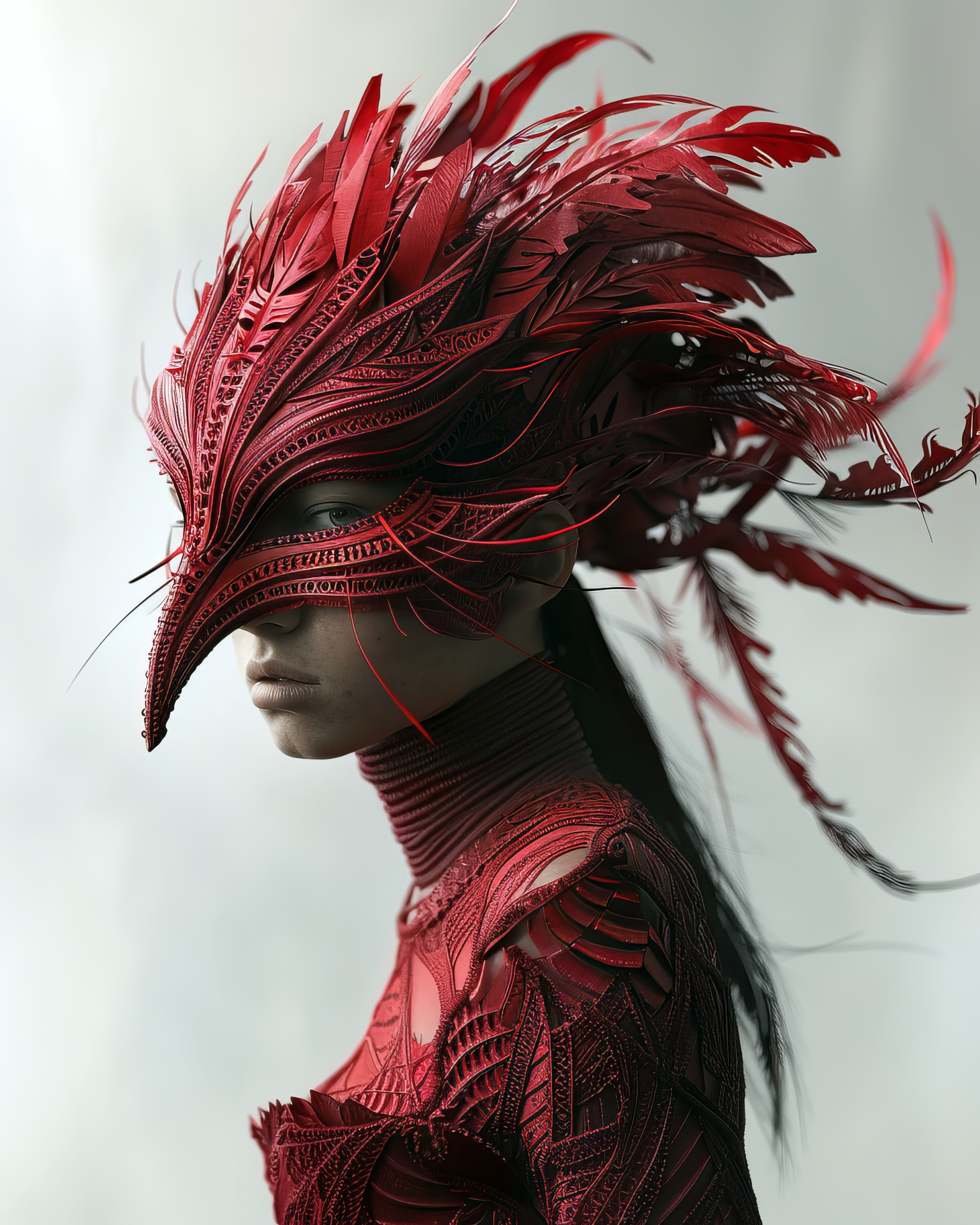 AI generated: Rubber yet frayed (Midjourney - Portraits)