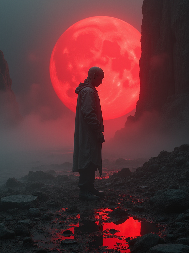 FLUX prompt: hearing the desolation in the heart of songs, I am... - FLUX