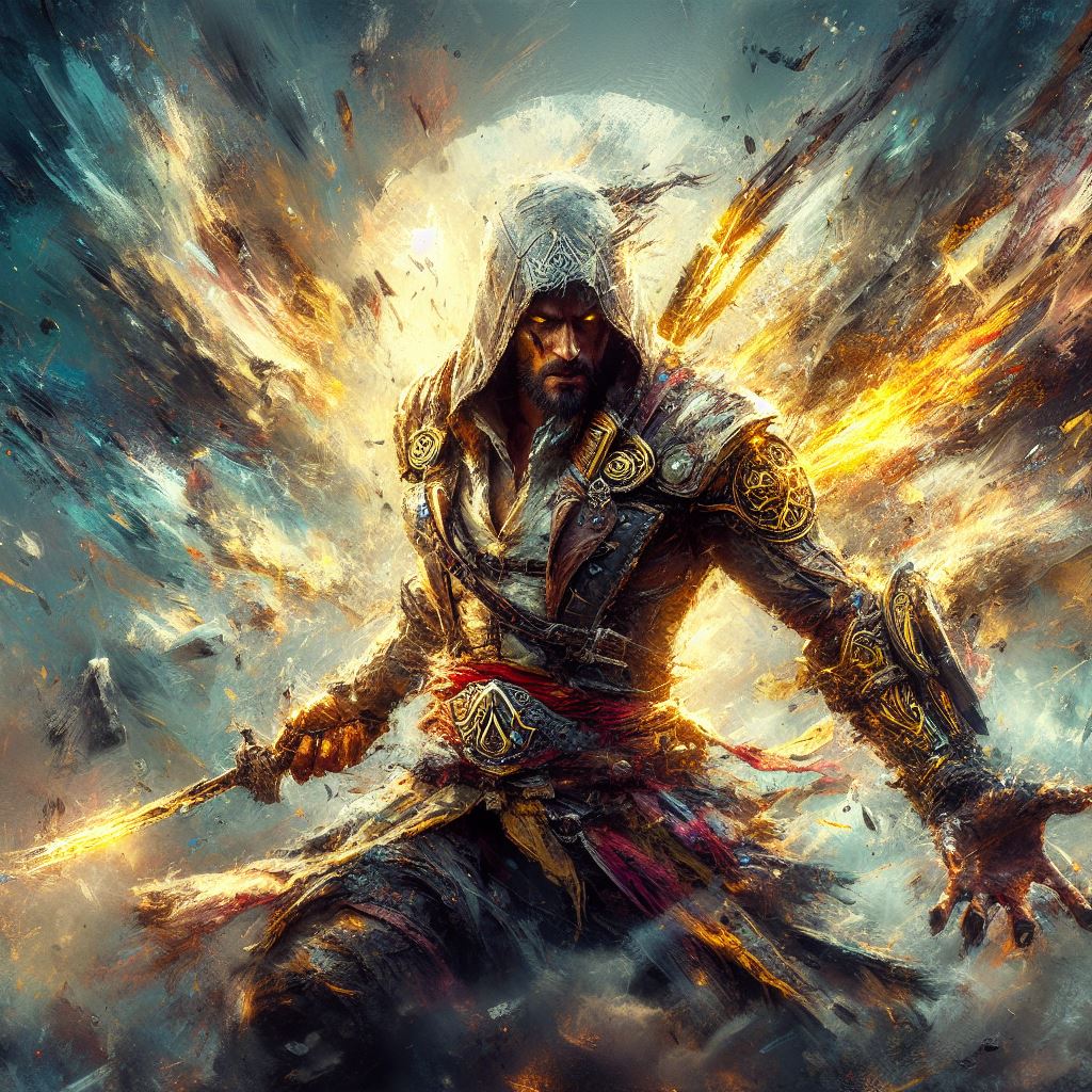 AI generated: Ezio Auditore Carnage (DALL·E - Concept Art)