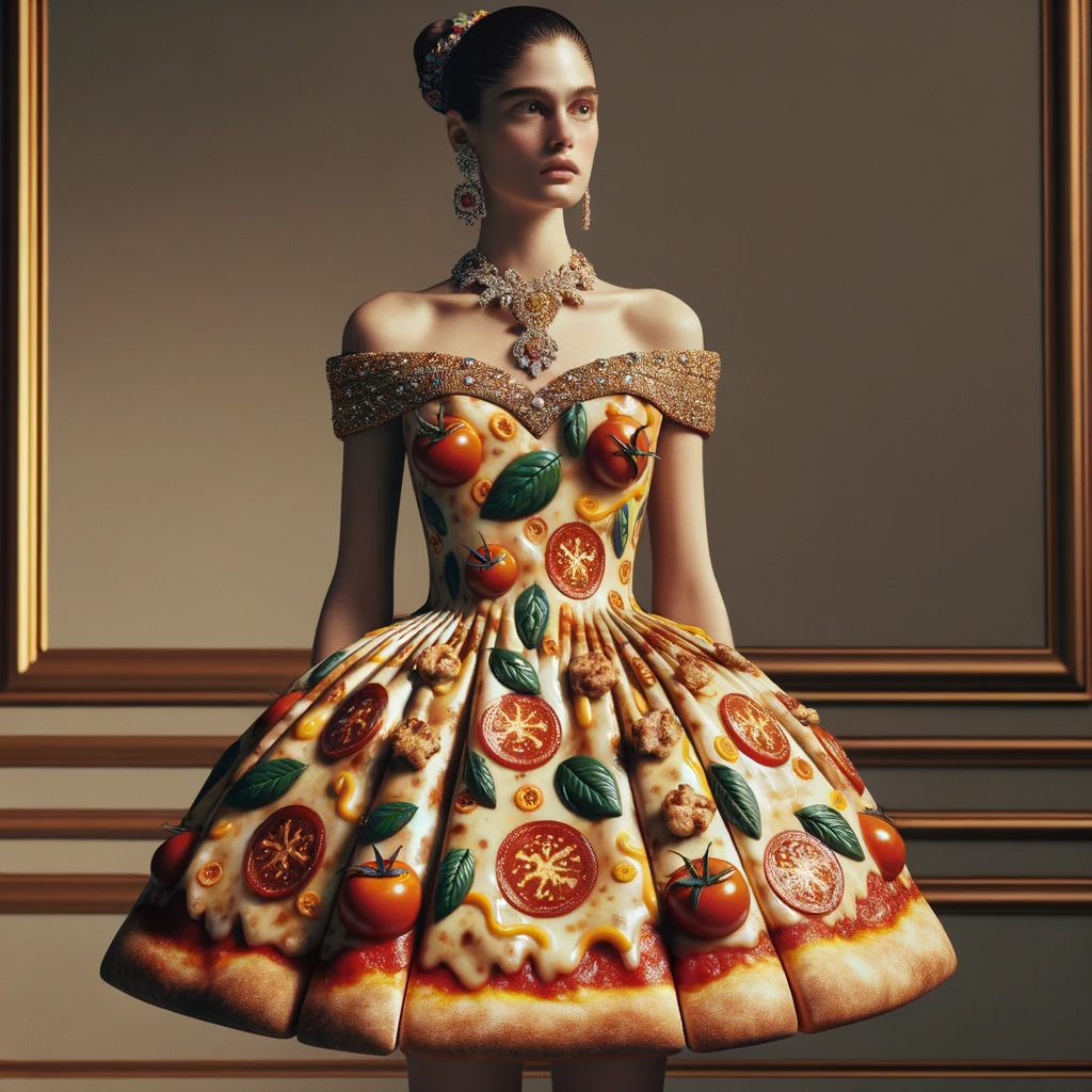 DALL·E prompt: Fashion Photography: A hyper-realistic, surreal po... - DALL·E