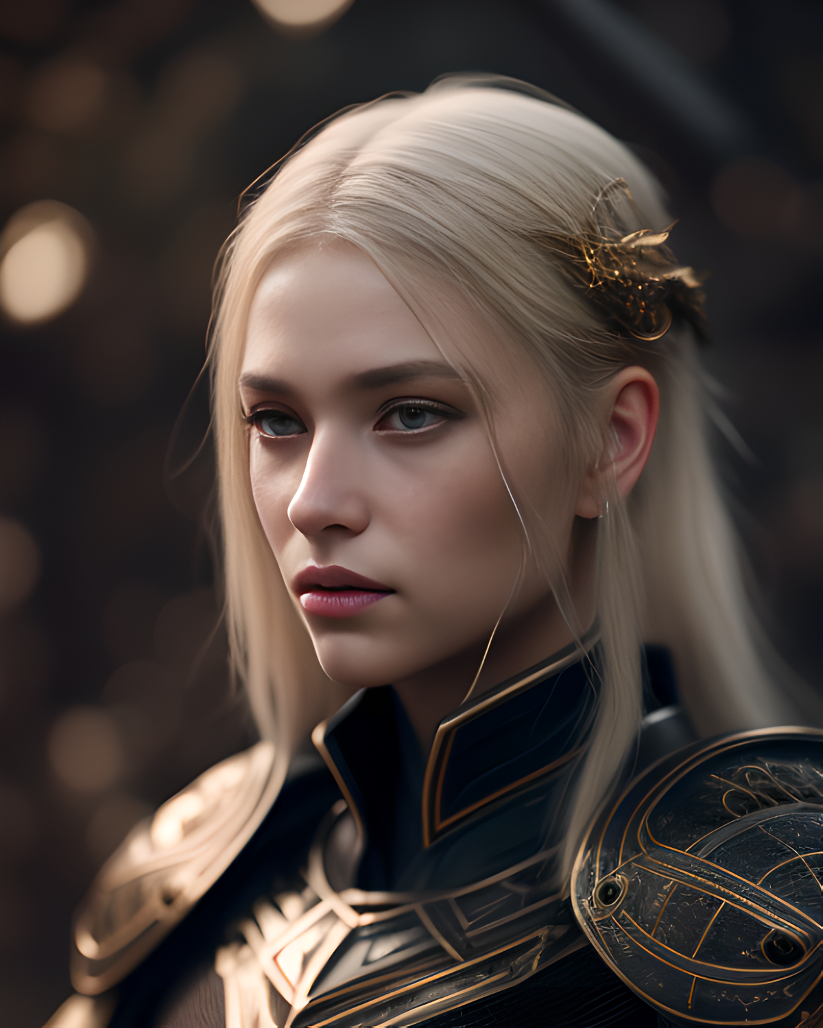 Stable Diffusion prompt: A young blonde, very beautiful g...