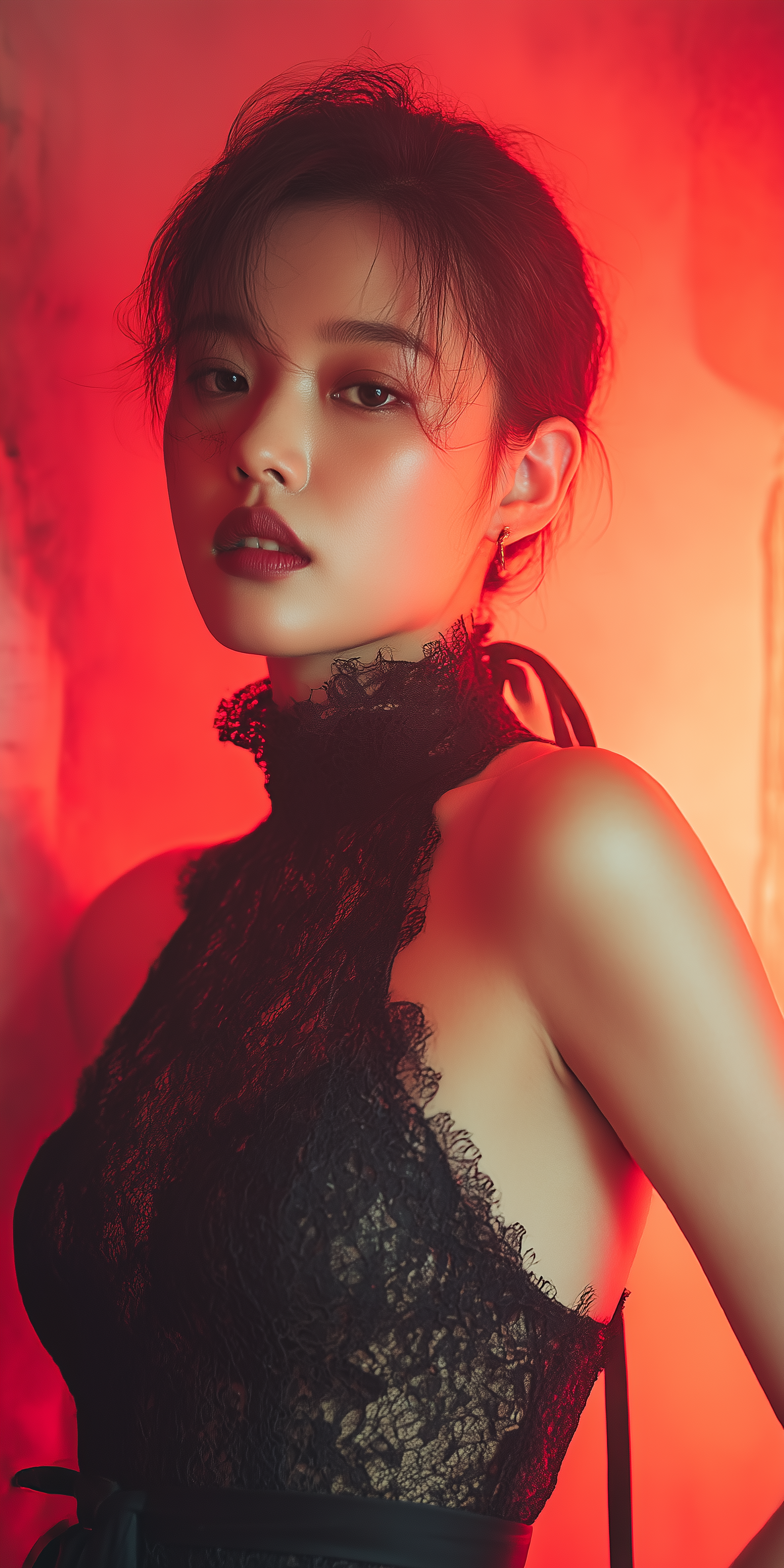 AI generated: Midjourney prompt: A photograph of the gorgeous Chinese actress K in ... (Midjourney - Fashion)