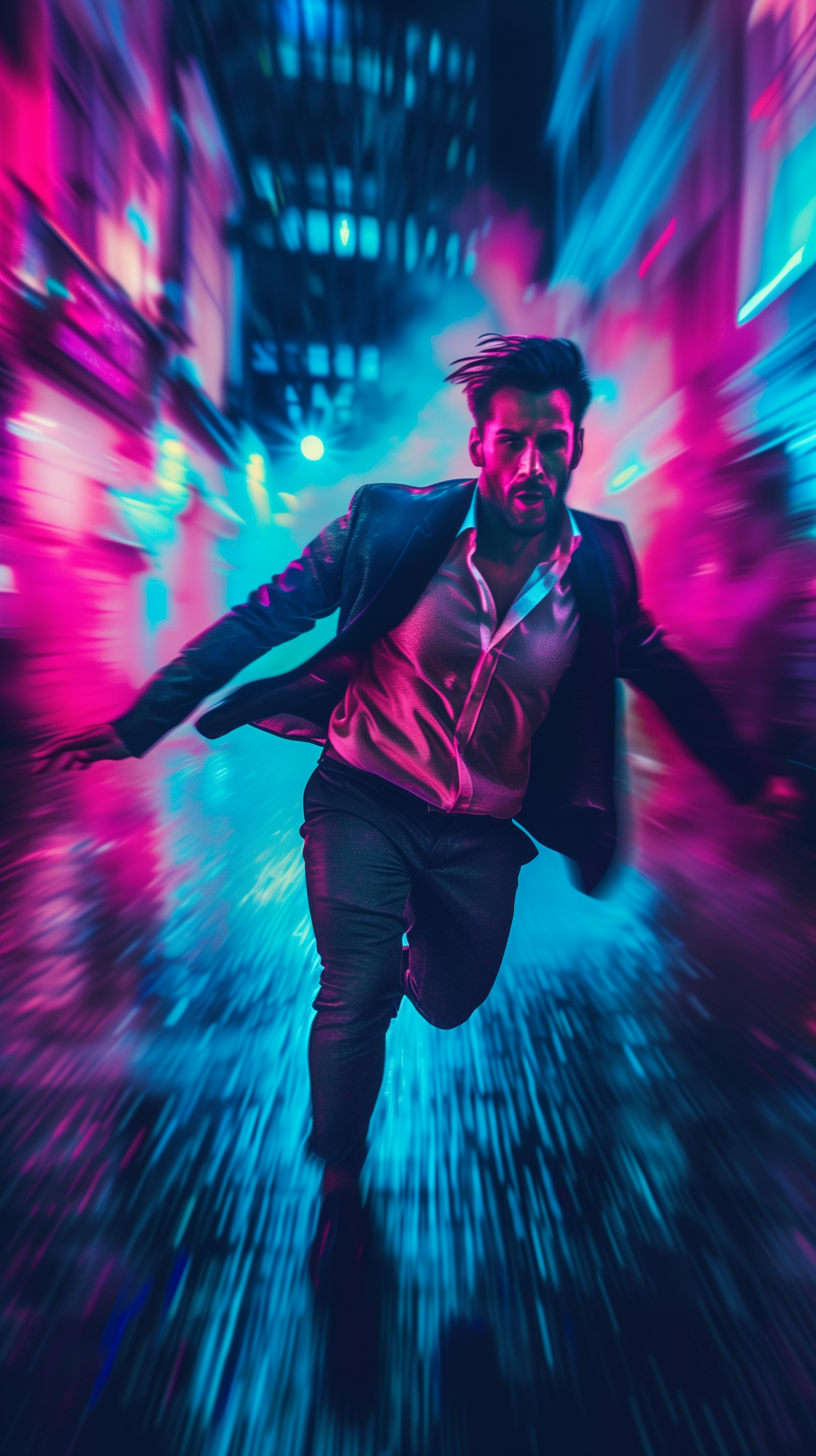 AI generated: Midjourney prompt: photogtaphy, full-body, suit wearing, dynamic port... (Midjourney - Photography)