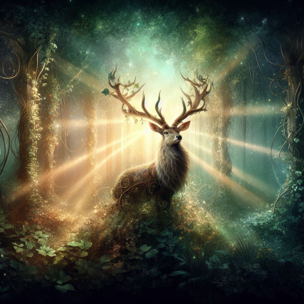 AI generated: Enchanted Forest (DALL·E - Concept Art)