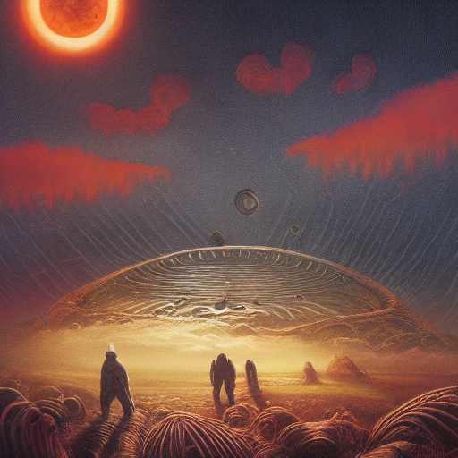 Stable Diffusion prompt: Alien life, many tentacles, larg...