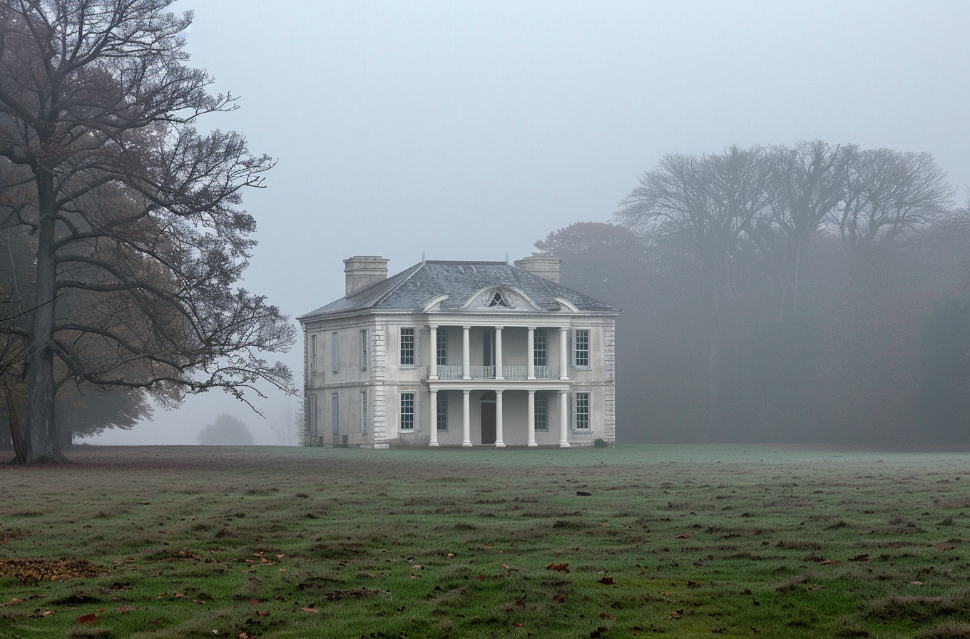 Midjourney prompt: the house on the fog, in the style of classical re... - Midjourney