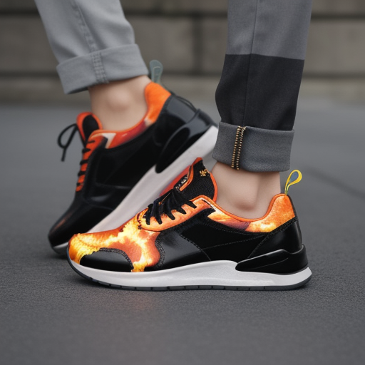 AI generated: majicMIX realistic prompt: Shoes with the fire (majicMIX realistic - Concept Art)