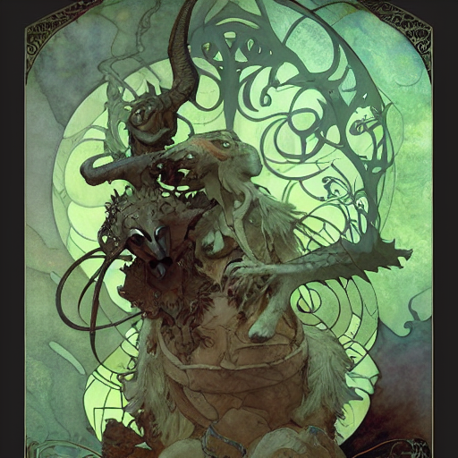 Stable Diffusion prompt: goblins, creature design, Craig ...