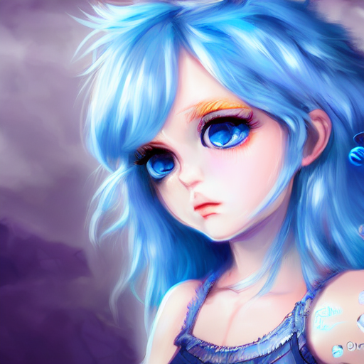 Stable Diffusion prompt: cirno, blue eyes, ice crystals i...