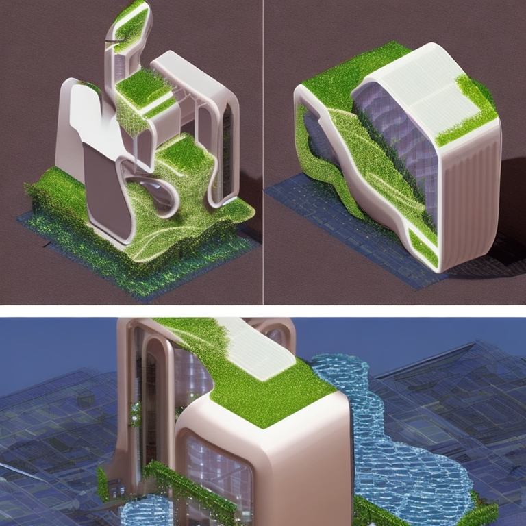 Stable Diffusion prompt: The city is populated by strange...