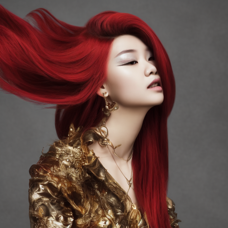 Stable Diffusion prompt: 1girl, solo, asian american, mag...