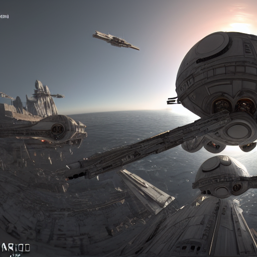 Stable Diffusion prompt: space star wars , panorama, HDRI...