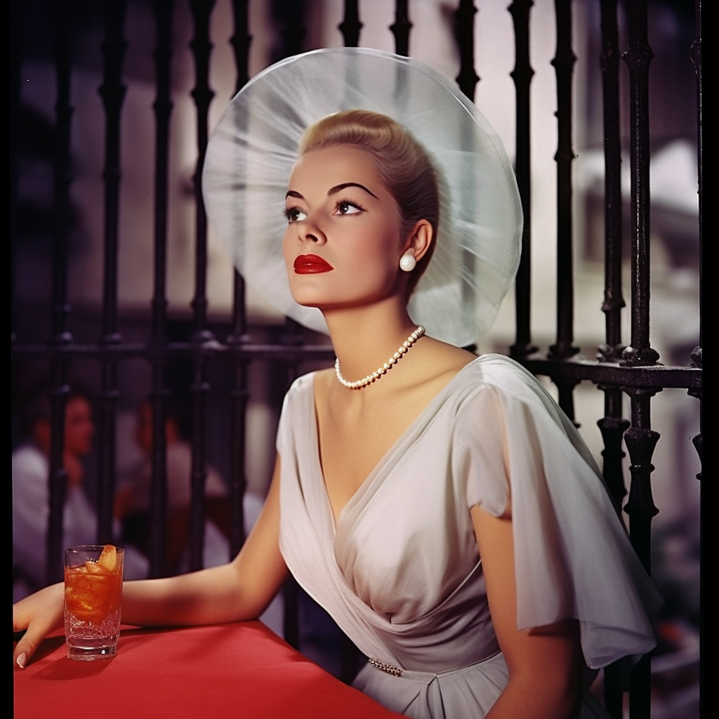 AI generated: Midjourney prompt: vogue, high fashion, 1952 (Midjourney - Fashion)