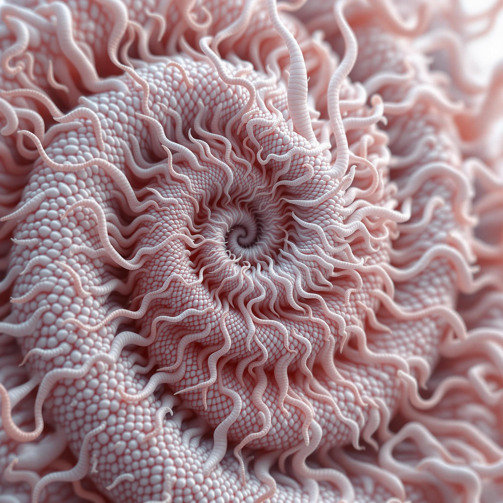 FLUX prompt: close up dof render of a mythical creature m...