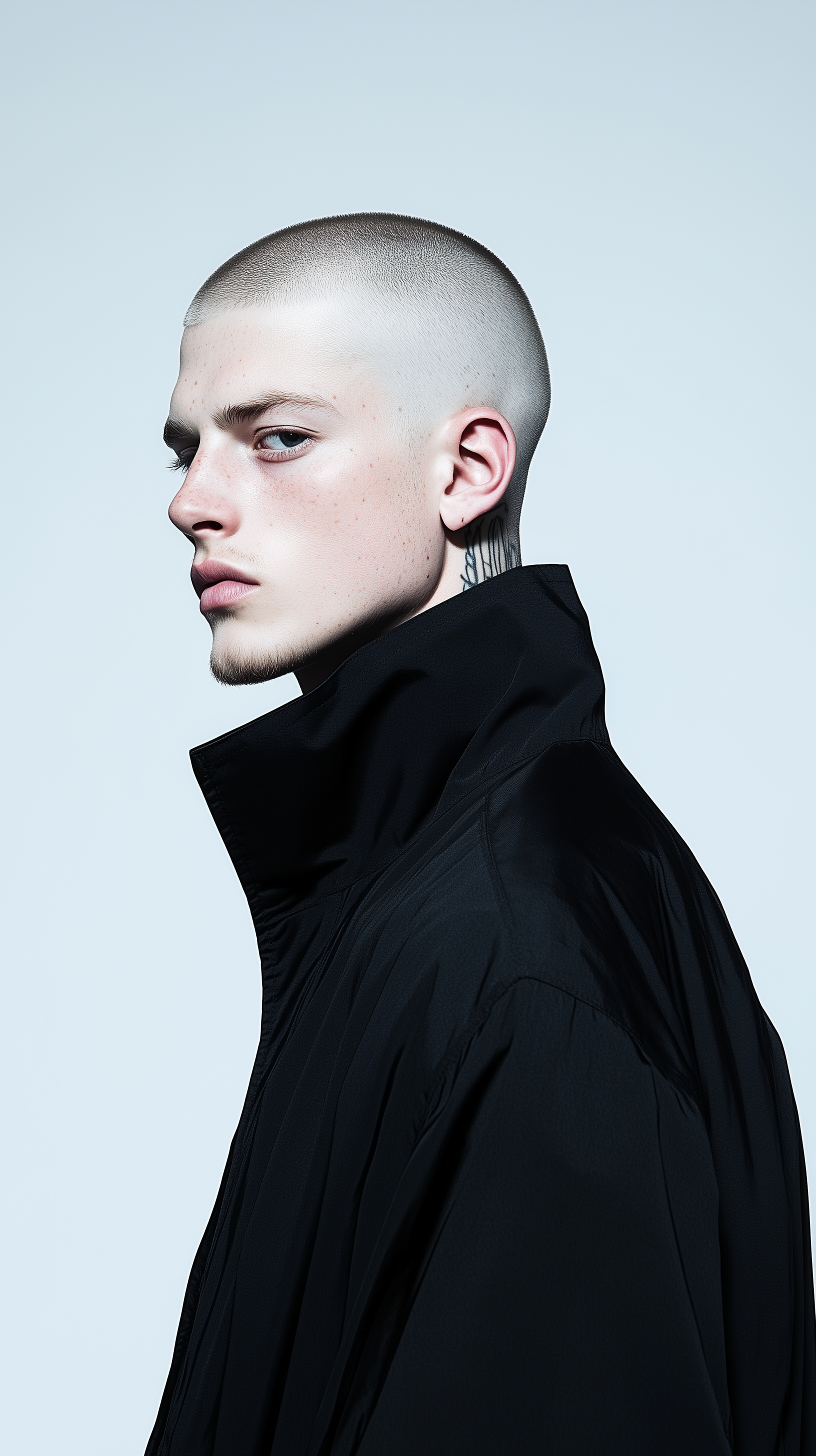 Midjourney prompt: photography, fashion male model, upper body, 45 de... - Midjourney
