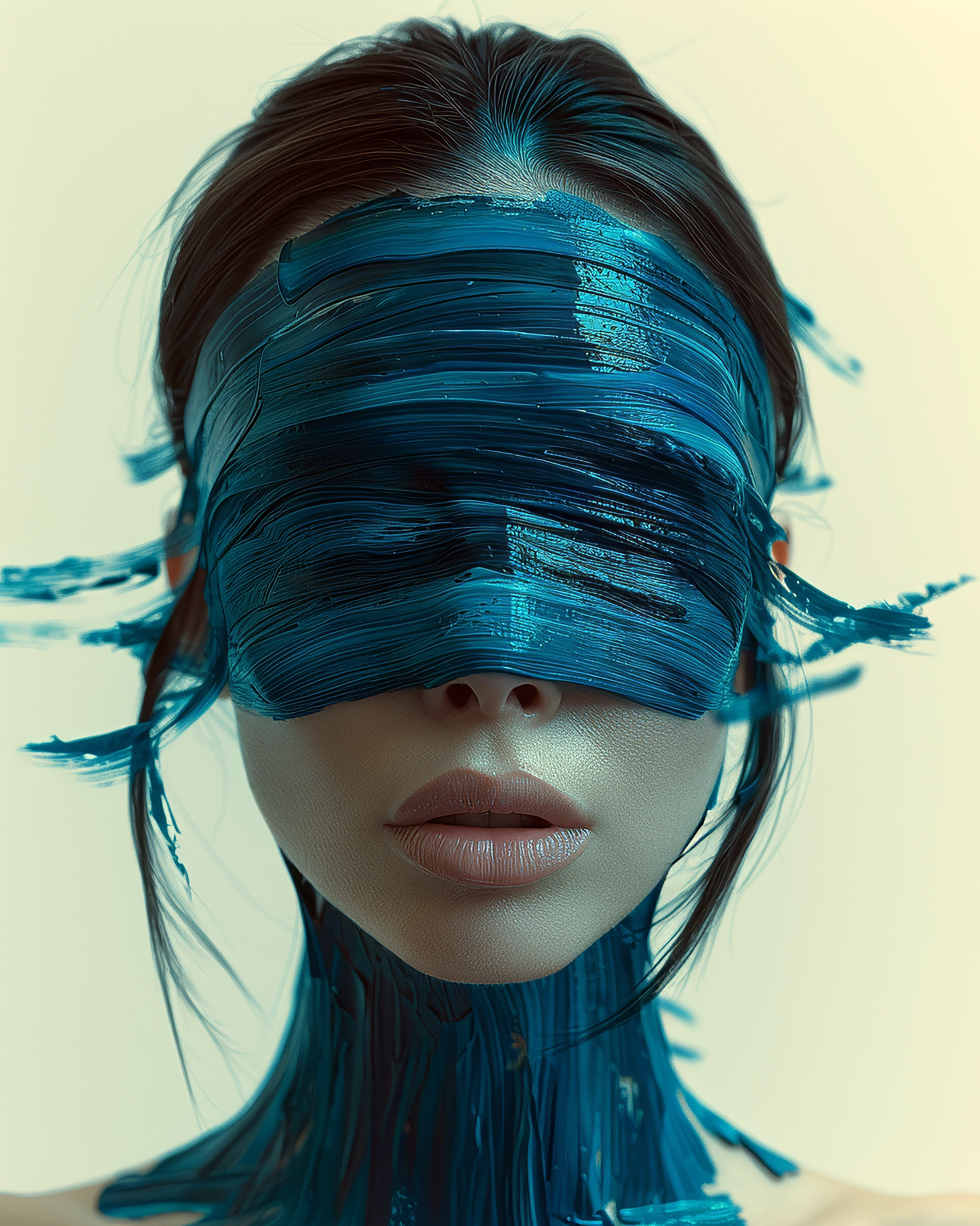 AI generated: Blind and Brushstroked (Midjourney - Portraits)